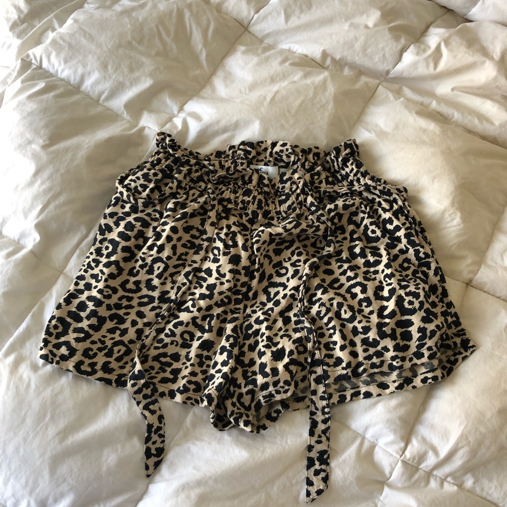 Hollister cheetah print soft shorts